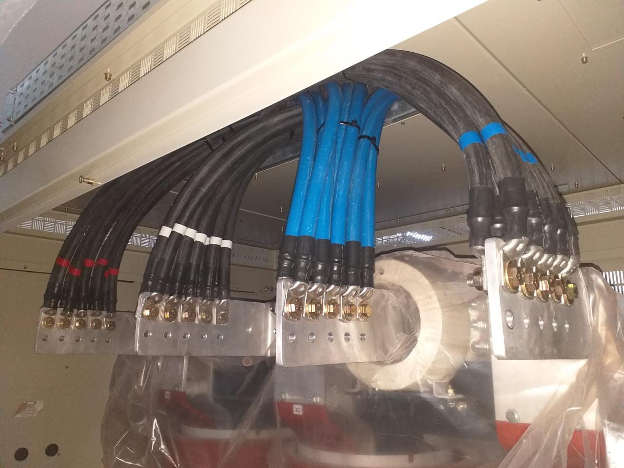 Montagem de eletrocalhas